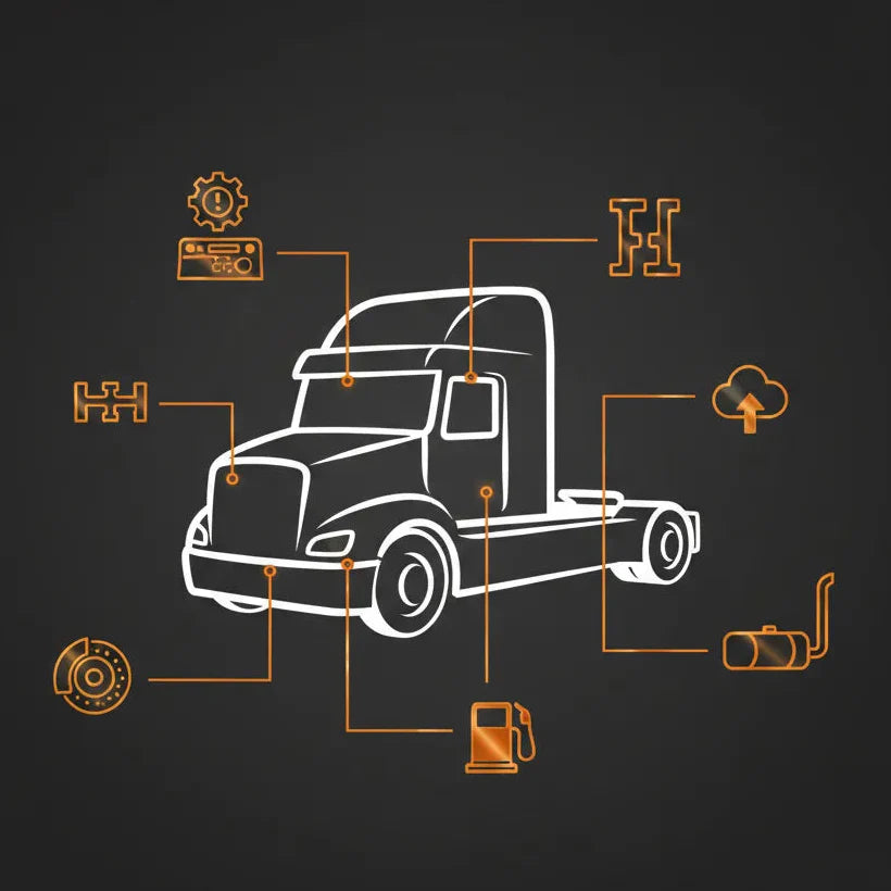 5 señales de advertencia de que tu camión necesita mantenimiento urgente