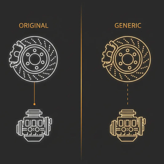 Comparación de repuestos originales versus genéricos para camiones