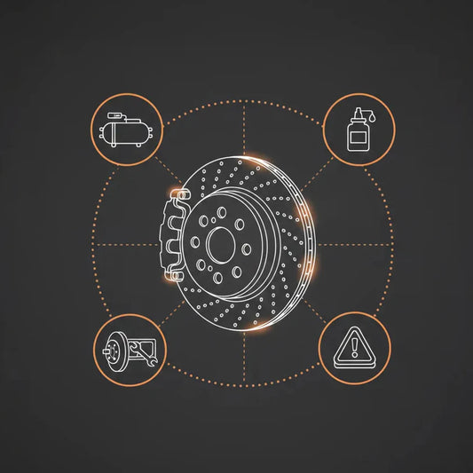 Mantenimiento de los frenos en camiones: tipos, síntomas y recomendaciones