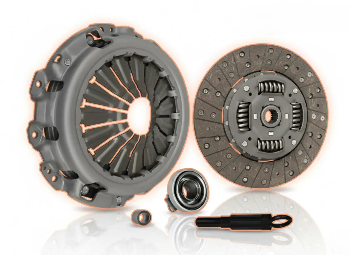 Kit de clutch de alto desempeño para arranques con carga máxima en pendientes, cambios de marcha suaves y precisos, disipación de calor excepcional para aplicaciones de servicio severo en transporte de carga pesada, construcción y minería con motores diésel de alto torque