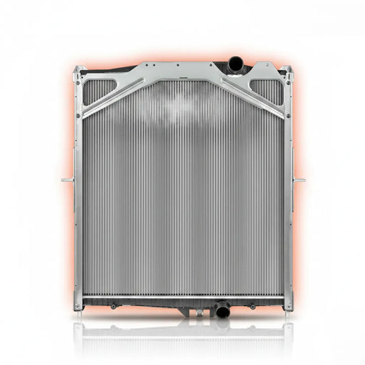 Radiador de aluminio de alto flujo Modine para camión pesado con tanques reforzados y panales de alta densidad para enfriamiento óptimo del motor